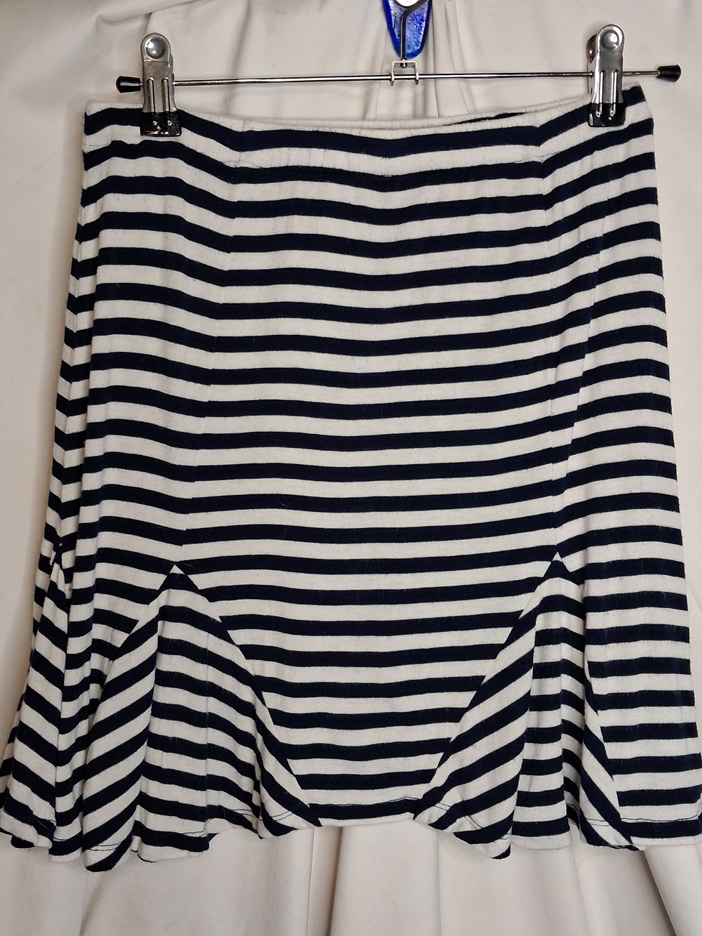 Lovers & Friends Getaway Mini Skirt California Cool Navy White Stripes S